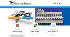 Desktop Screenshot of libertycontrolsales.com